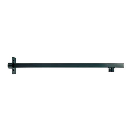 Scudo Mono Black Brassware Square Shower Wall Arm - Brand New Bathroom 