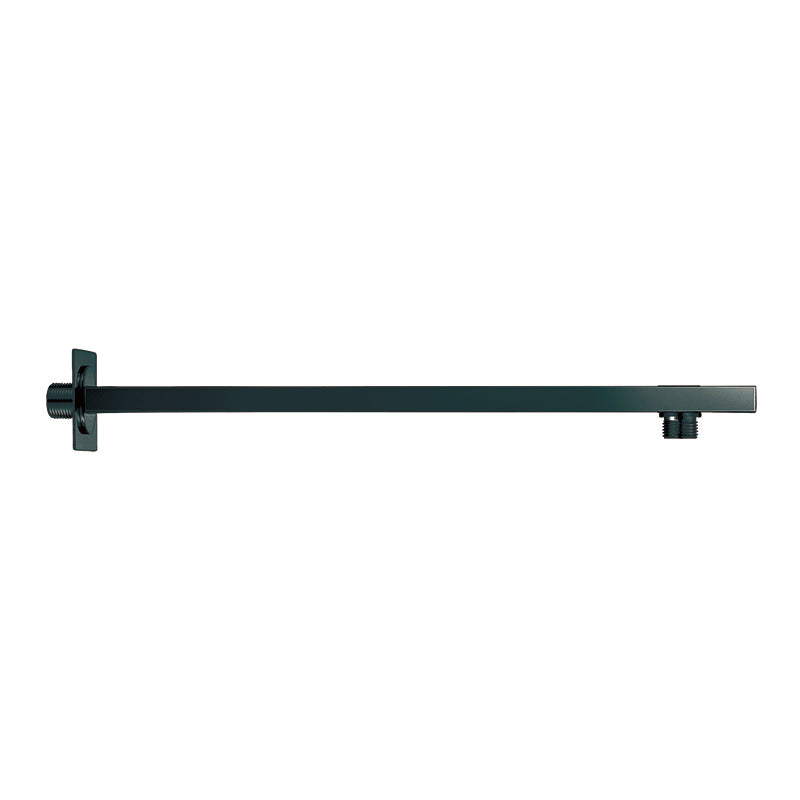 Scudo Mono Black Brassware Square Shower Wall Arm - Brand New Bathroom 
