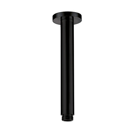 Scudo Mono Black Brassware Round Shower Ceiling Arm - Brand New Bathroom 