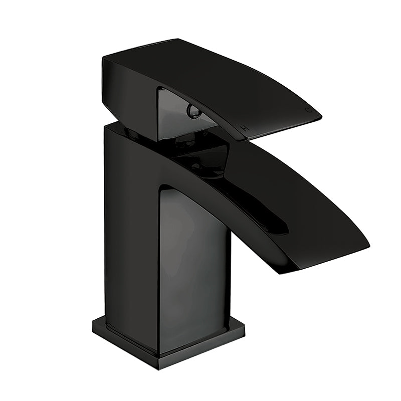 Scudo Descent Black Mini Mono Basin Mixer Scudo Descent Black Mini Mono Basin Mixer - Brand New Bathroom 