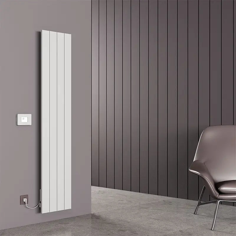 Carisa Boreas N Electric Aluminium Radiator (4 Sizes) - Brand New Bathrooms