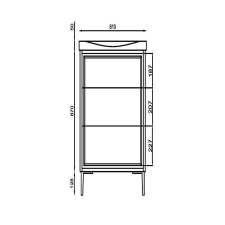 Scudo Bota Cabinet (3 sizes, 2 colours) - Brand New Bathrooms