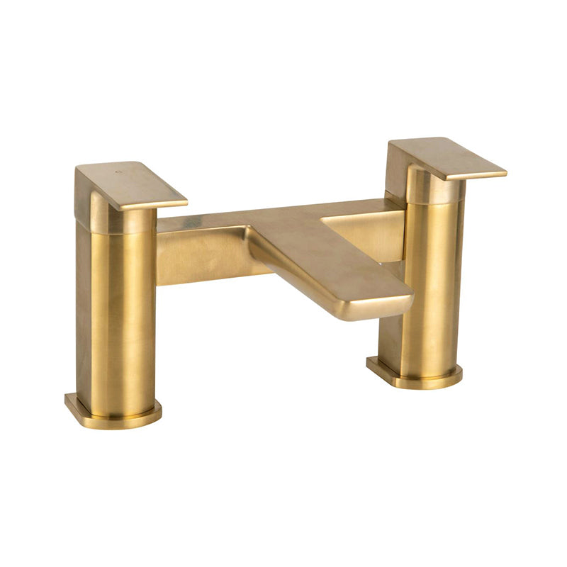 Scudo Muro Brushed Brass Bath Filler - Brand New Bathroom 