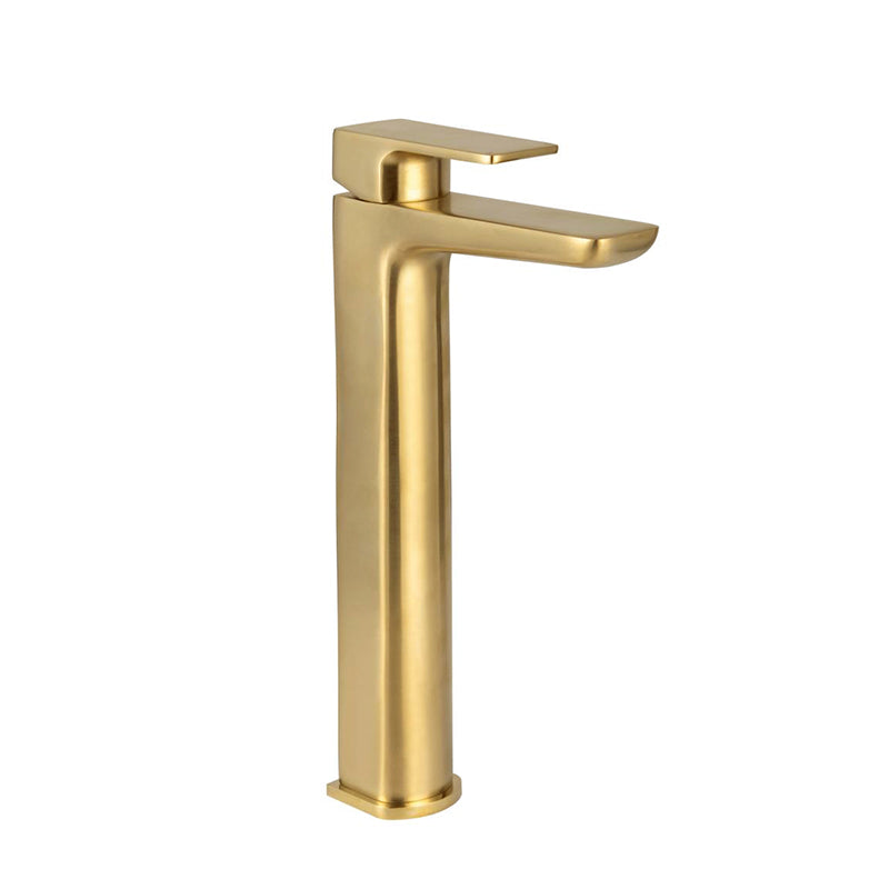 Scudo Muro Brushed Brass High Riser Basin Mono - Brand New Bathroom 