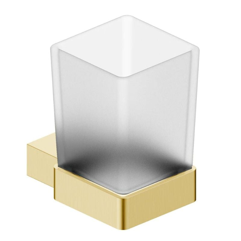 Scudo Roma Tumbler Holder Brushed Brass - Brand New Bathrooms