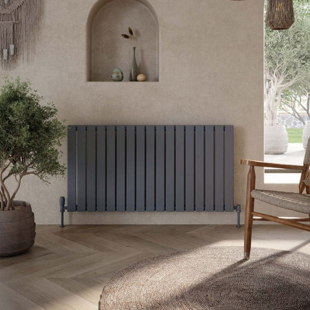 Scudo Bravo Horizontal Single Designer Radiators (6 Sizes & 2 Colours) - Brand New Bathrooms