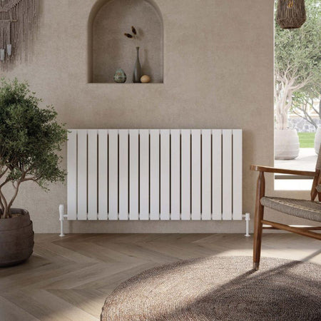 Scudo Bravo Horizontal Single Designer Radiators (6 Sizes & 2 Colours) - Brand New Bathrooms 