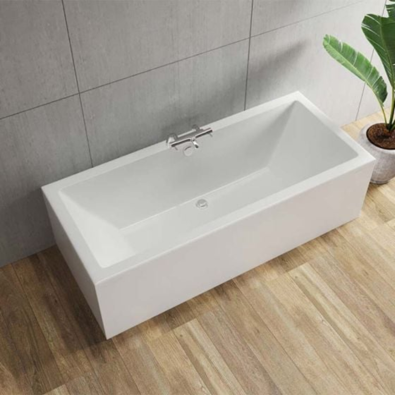RAK Ceramics Evolution Rectangular Double Ended Bath (1 size, White) - Brand New Bathrooms