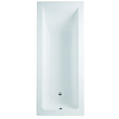 RAK Ceramics Metropolitan Rectangular Single Ended Bath (2 sizes, White) - Brand New Bathrooms
