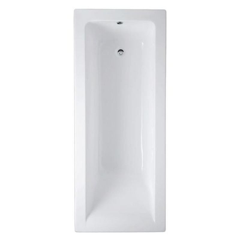 RAK Ceramics Metropolitan Rectangular Single Ended Bath (2 sizes, White) - Brand New Bathrooms