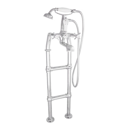 Hurlingham Freestanding Bath Mixer Taps with Tap Stand (2 sizes, 2 colours) - Brand New Bathrooms