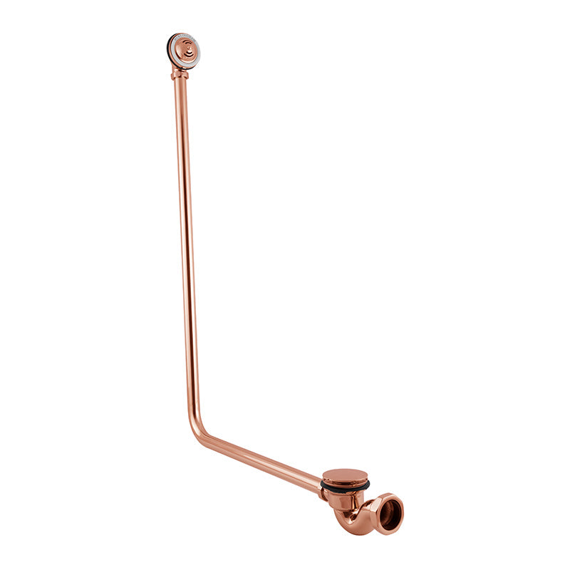 Hurlingham Click Clack Bath Waste with Overflow (1 size, 4 colours) - Brand New Bathrooms