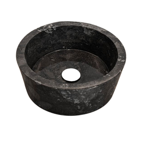 Loutro Lavabo Bali-B Round Marble Basin (1 size, Anthracite) - Brand New Bathrooms