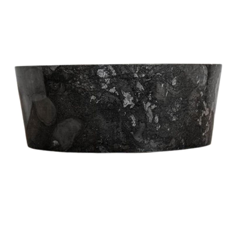 Loutro Lavabo Bali-B Round Marble Basin (1 size, Anthracite) - Brand New Bathrooms
