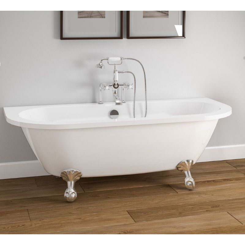 Royce Morgan Balmoral Wall Mounted Clawfoot Acrylic Bathtub - Brand New Bathrooms