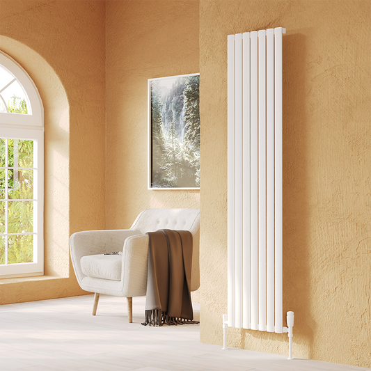 Brand New Bathrooms Bella Aluminium Radiator (3 sizes, 2 styles, 3 colours)
