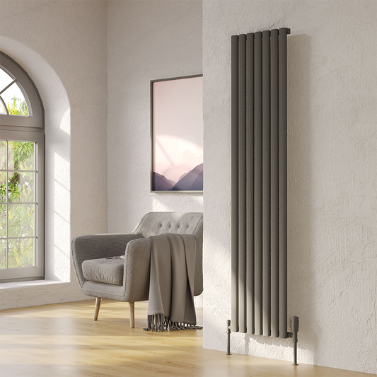 Brand New Bathrooms Bella Aluminium Radiator (3 sizes, 2 styles, 3 colours)