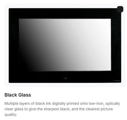 Aquavision Genesis Frameless Bathroom TV (4 sizes, 3 choices of glass finish) - Brand New Bathrooms