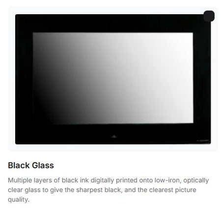 Aquavision Genesis Frameless Bathroom TV (4 sizes, 3 choices of glass finish) - Brand New Bathrooms
