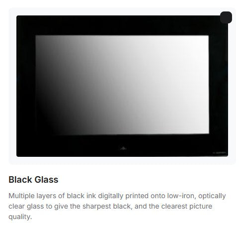 Aquavision Genesis Frameless Bathroom TV (4 sizes, 3 choices of glass finish) - Brand New Bathrooms