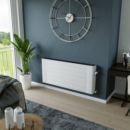 Eucotherm Blaze Horizontal Low Surface Temperature Convection Aluminium Radiator (2 colours, 3 sizes) - Brand New Bathrooms