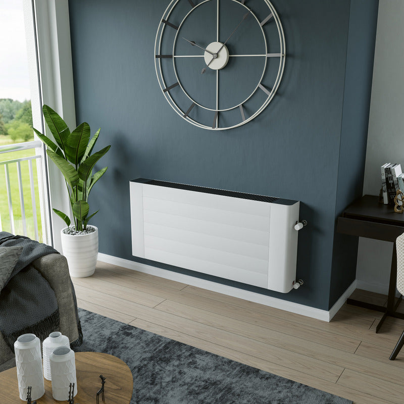 Eucotherm Blaze Horizontal Low Surface Temperature Convection Aluminium Radiator (2 colours, 3 sizes) - Brand New Bathrooms