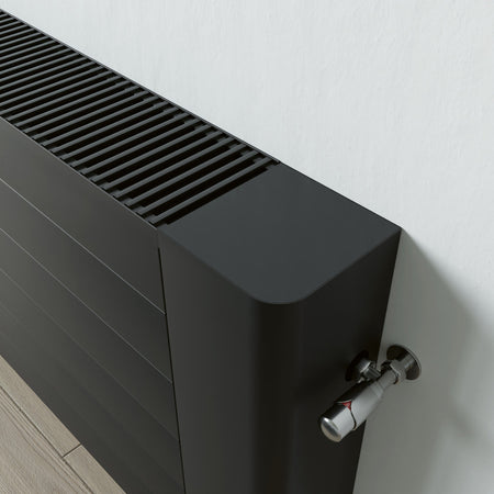 Eucotherm Blaze Horizontal Low Surface Temperature Convection Aluminium Radiator (2 colours, 3 sizes) - Brand New Bathrooms