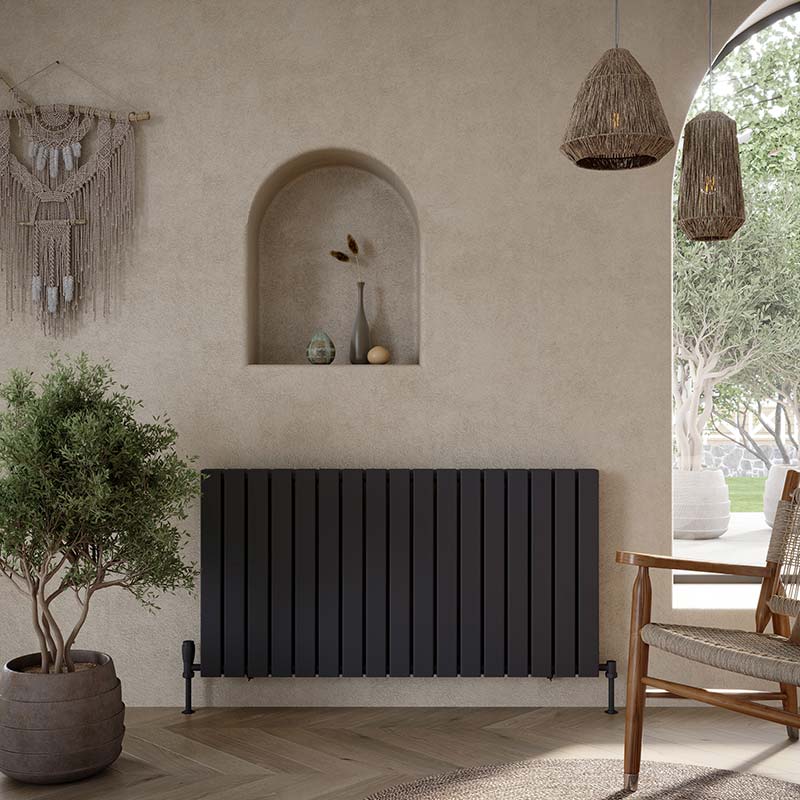 Scudo Bravo Horizontal Double Designer Radiator (6 Sizes & 2 Colours) - Brand New Bathrooms
