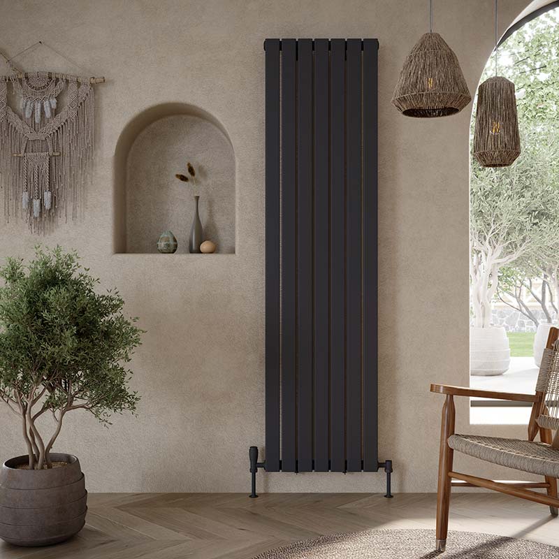 Scudo Bravo Vertical Single Radiator (8 sizes, 2 colours) - Brand New Bathrooms