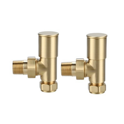Senator Premium Angled Radiator Valve (1 size, 4 colours) - Brand New Bathrooms