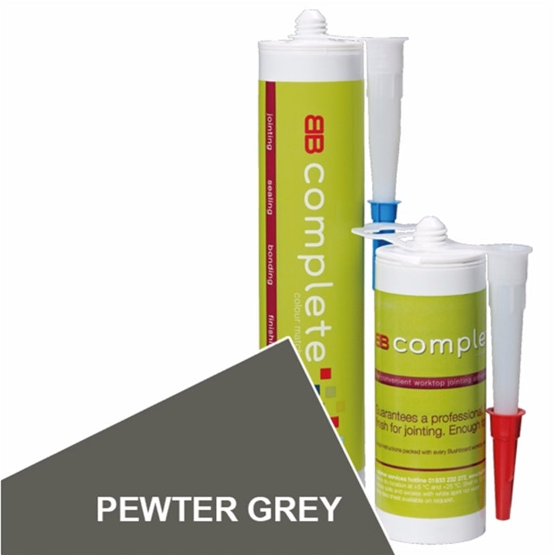 Bushboard Complete Tile Adhesive (290ml,Pewter Grey) - Brand New Bathrooms