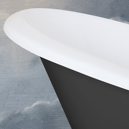 Hurlingham Byron Double Ended Cast Iron Slipper Bathtub (1 size, any colour) - Brand New Bathrooms