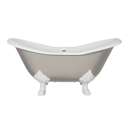 Hurlingham Byron Double Ended Cast Iron Slipper Bathtub (1 size, any colour) - Brand New Bathrooms