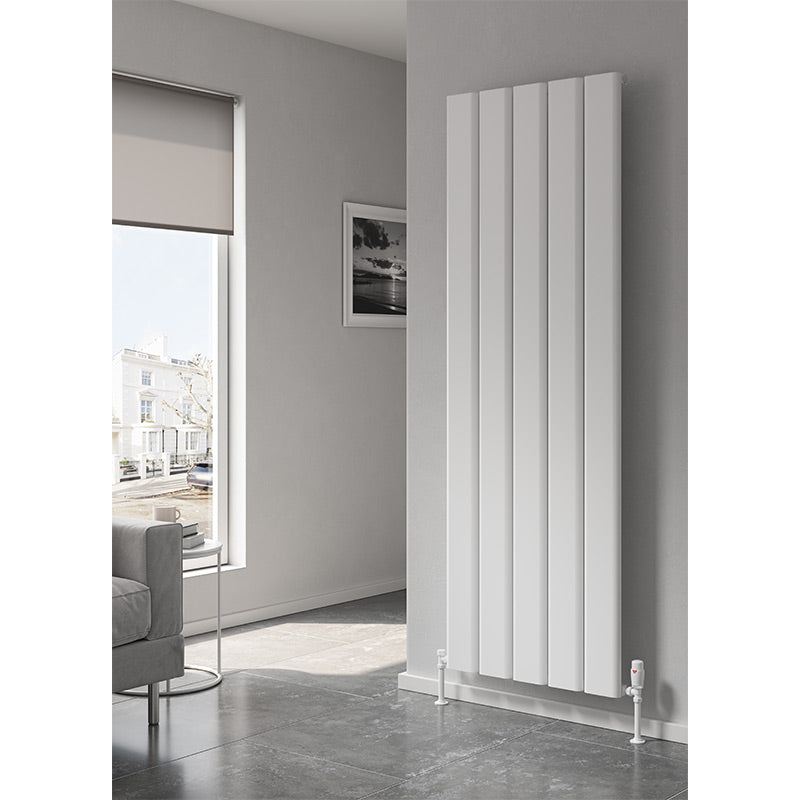 Reina Caldaro Vertical Aluminium Radiator (4 sizes, 3 colours) - Brand New Bathrooms