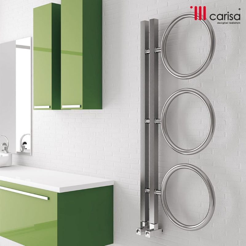 Carisa Castor Stainless Steel Bespoke Radiator (3 sizes, 2 colours) - Brand New Bathrooms