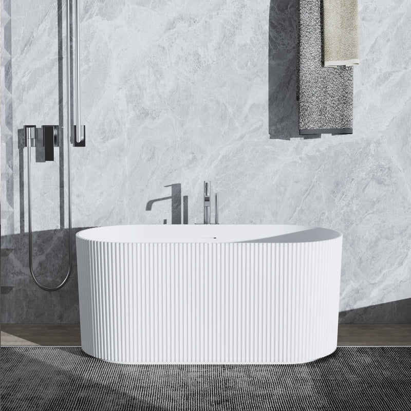 Brand New Bathrooms Ginger Freestanding Acrylic Bathtub (2 sizes, any colour) - Brand New Bathrooms