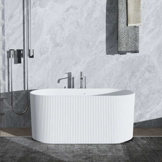 Brand New Bathrooms Ginger Freestanding Acrylic Bathtub (2 sizes, any colour) - Brand New Bathrooms