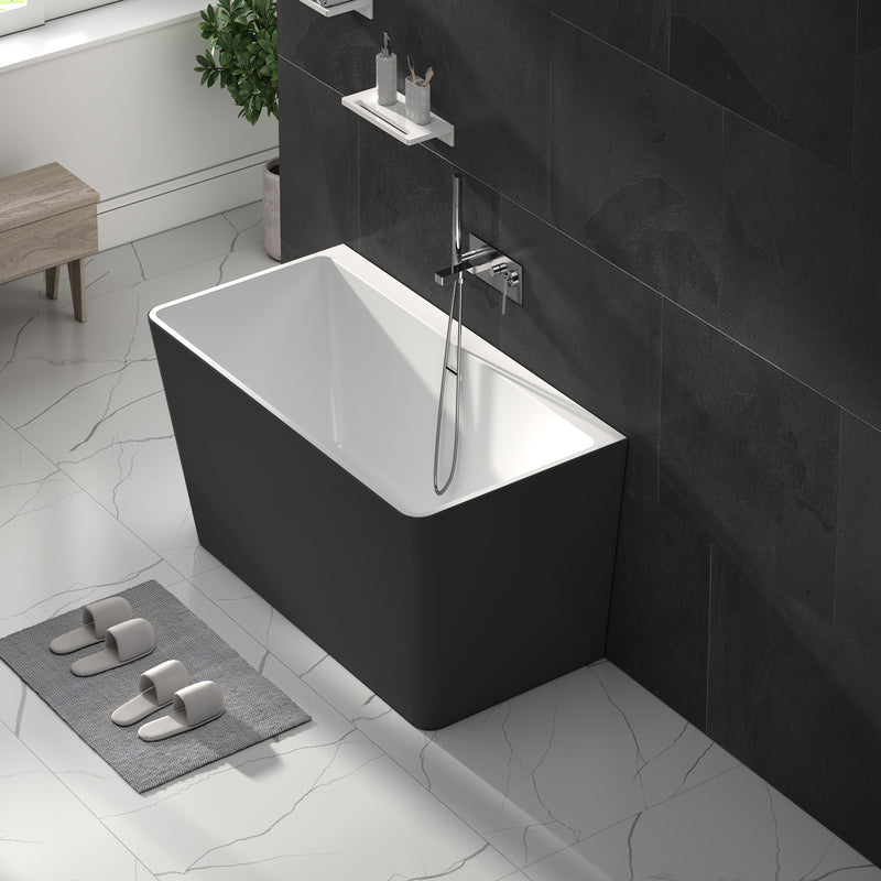 Brand New Bathrooms Julie Freestanding Back To Wall Acrylic Bathtub (1 size, any colour) - Brand New Bathrooms