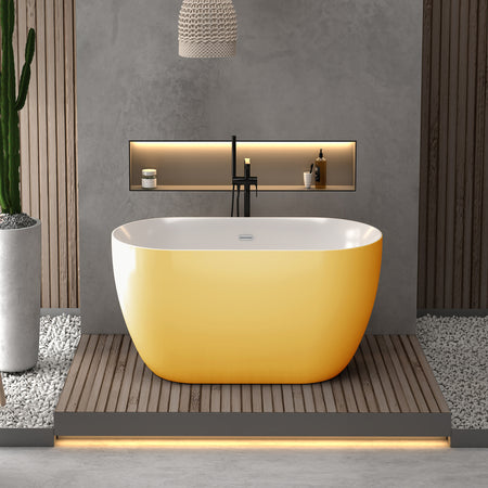 Brand New Bathrooms Hattie Freestanding Acrylic Bathtub (1 size, any colour) - Brand New Bathrooms