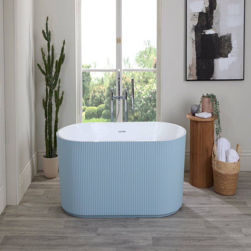 Brand New Bathrooms Ginger Freestanding Acrylic Bathtub (2 sizes, any colour) - Brand New Bathrooms