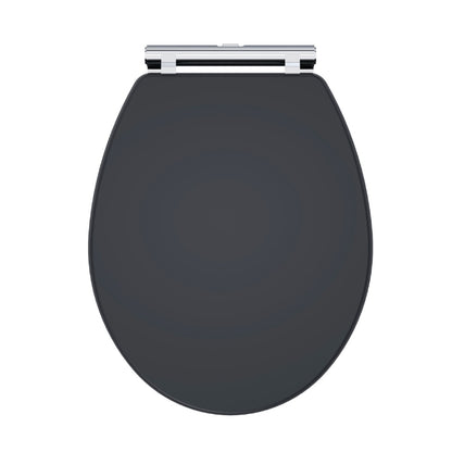 Nuie Classique Traditional Round Wooden Toilet Seat (1 size, 4 colours) - Brand New Bathrooms