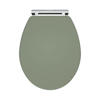 Nuie Classique Traditional Round Wooden Toilet Seat (1 size, 4 colours) - Brand New Bathrooms
