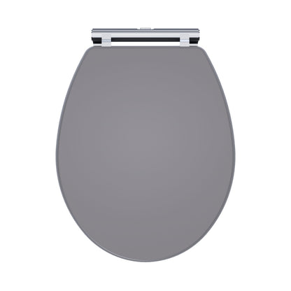 Nuie Classique Traditional Round Wooden Toilet Seat (1 size, 4 colours) - Brand New Bathrooms