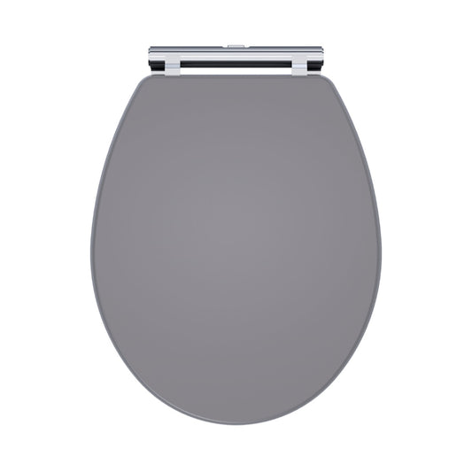Nuie Classique Traditional Round Wooden Toilet Seat (1 size, 4 colours) - Brand New Bathrooms
