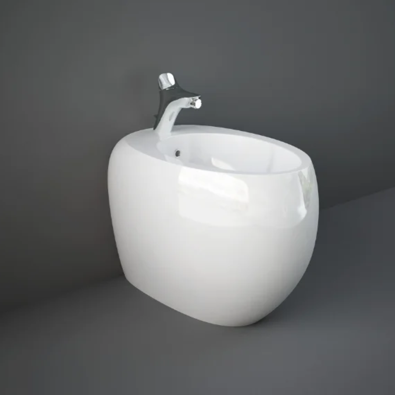 RAK Ceramics Cloud Wall Hung Basin with 1 Tap Hole (1 size, 2 colours) - Brand New Bathrooms