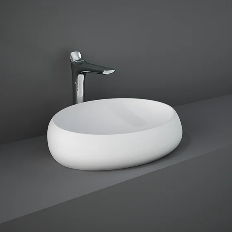 RAK Ceramics Cloud Countertop Basin (1 size, 2 styles, 3 colours) - Brand New Bathrooms
