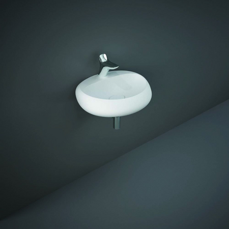 RAK Ceramics Cloud Wall Hung Basin with 1 Tap Hole (1 size, 3 colours) - Brand New Bathrooms