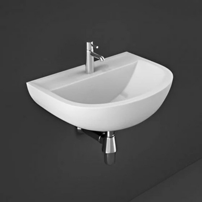 RAK Ceramics Compact Pedestal Basin (1 size, 3 styles, White) - Brand New Bathrooms