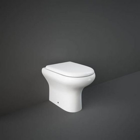 RAK Ceramics Compact Back to Wall Pan (1 size, White) - Brand New Bathrooms