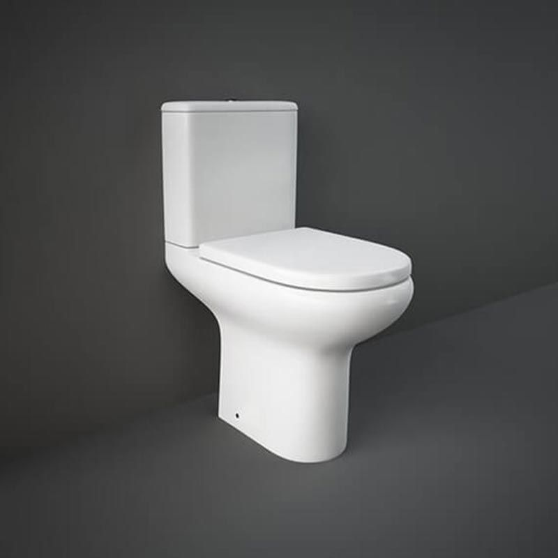 RAK Ceramics Compact Deluxe Close Coupled Full Access WC Pan (1 size, White) - Brand New Bathrooms